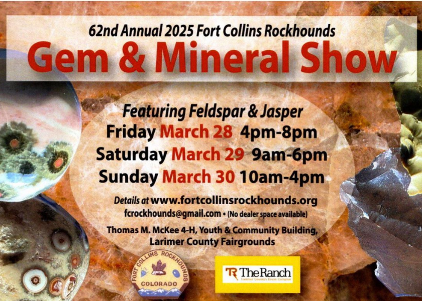 More Info for Fort Collins Rockhounds Gem & Mineral Show