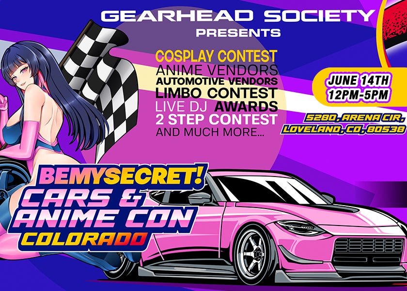 More Info for BeMySecret Cars And Anime con