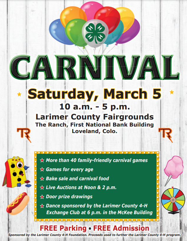 More Info for 63rd Annual 4-H Carnival